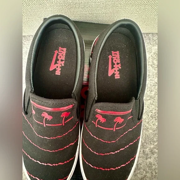 AUTHENTIC In-N-Out Drink Cup Slip-on Shoes in BLACK - Women’s 9.5 / Men’s 8 - Picture 11 of 12